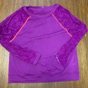 Lululemon women’s running top, long sleeve